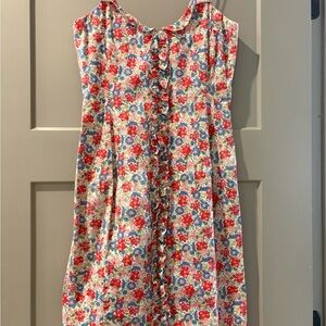 Ralph Lauren Floral Dress - Red and Blue